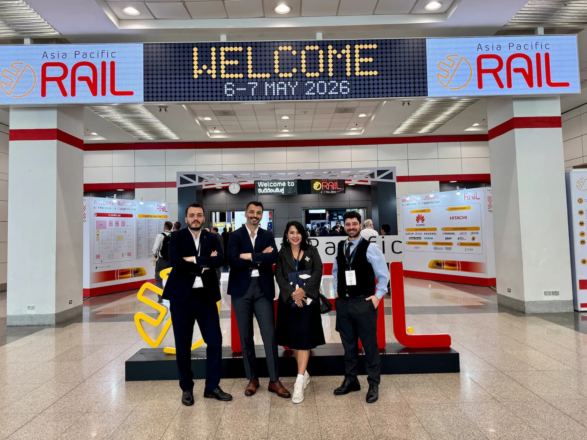 GNC founding team at Bangkok trade fair
